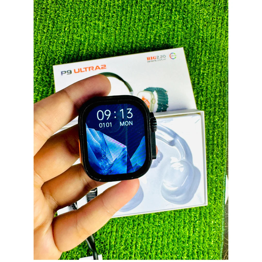 Set reloj intelig+diadema bluetooth P9
